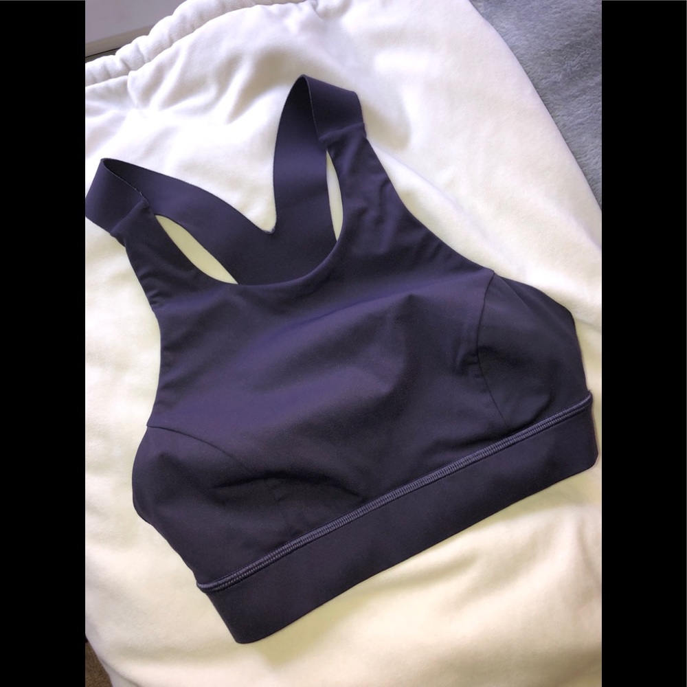 Dark plum lululemon sports bra
